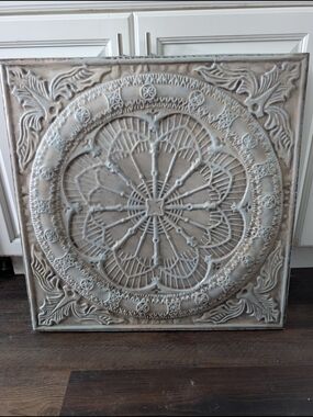 Gorgeous Embossed Decorative Metal Wall Art Bohemian Moroccan